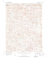 Tryon Nebraska Historical topographic map, 1:62500 scale, 15 X 15 Minute, Year 1951