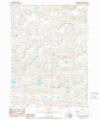 Turpin Lake East Nebraska Historical topographic map, 1:24000 scale, 7.5 X 7.5 Minute, Year 1989