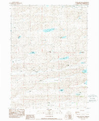 Turpin Lake West Nebraska Historical topographic map, 1:24000 scale, 7.5 X 7.5 Minute, Year 1989