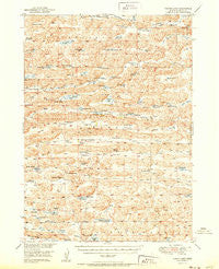 Turpin Lake Nebraska Historical topographic map, 1:62500 scale, 15 X 15 Minute, Year 1951