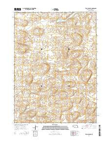 Twin Lakes NE Nebraska Current topographic map, 1:24000 scale, 7.5 X 7.5 Minute, Year 2014