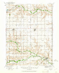 Utica Nebraska Historical topographic map, 1:62500 scale, 15 X 15 Minute, Year 1934