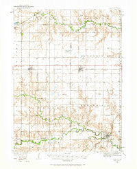 Utica Nebraska Historical topographic map, 1:62500 scale, 15 X 15 Minute, Year 1934