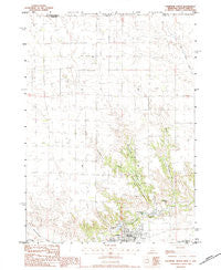 Valentine North Nebraska Historical topographic map, 1:24000 scale, 7.5 X 7.5 Minute, Year 1983