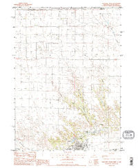 Valentine North Nebraska Historical topographic map, 1:24000 scale, 7.5 X 7.5 Minute, Year 1983