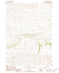 Valentine SW Nebraska Historical topographic map, 1:24000 scale, 7.5 X 7.5 Minute, Year 1983