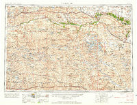 Valentine Nebraska Historical topographic map, 1:250000 scale, 1 X 2 Degree, Year 1957