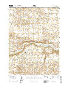 Valentine SW Nebraska Current topographic map, 1:24000 scale, 7.5 X 7.5 Minute, Year 2014