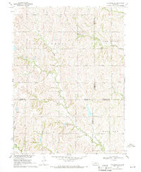 Valparaiso SW Nebraska Historical topographic map, 1:24000 scale, 7.5 X 7.5 Minute, Year 1969