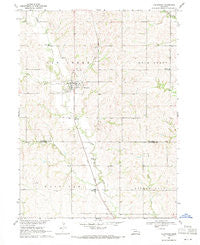 Valparaiso Nebraska Historical topographic map, 1:24000 scale, 7.5 X 7.5 Minute, Year 1969