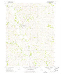 Valparaiso Nebraska Historical topographic map, 1:24000 scale, 7.5 X 7.5 Minute, Year 1969