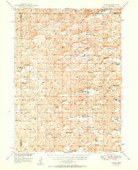Velma Nebraska Historical topographic map, 1:62500 scale, 15 X 15 Minute, Year 1950