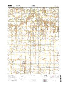 Waco Nebraska Current topographic map, 1:24000 scale, 7.5 X 7.5 Minute, Year 2014