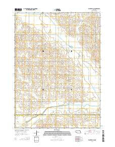 Wakefield SW Nebraska Current topographic map, 1:24000 scale, 7.5 X 7.5 Minute, Year 2014