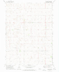 Wallace NE Nebraska Historical topographic map, 1:24000 scale, 7.5 X 7.5 Minute, Year 1973