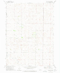 Wallace NW Nebraska Historical topographic map, 1:24000 scale, 7.5 X 7.5 Minute, Year 1973