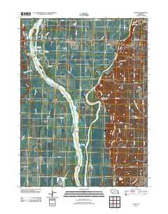 Wann Nebraska Historical topographic map, 1:24000 scale, 7.5 X 7.5 Minute, Year 2011