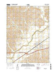Waverly Nebraska Current topographic map, 1:24000 scale, 7.5 X 7.5 Minute, Year 2014