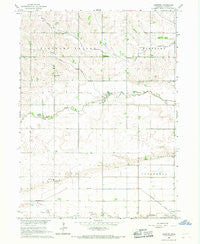 Webster Nebraska Historical topographic map, 1:24000 scale, 7.5 X 7.5 Minute, Year 1966