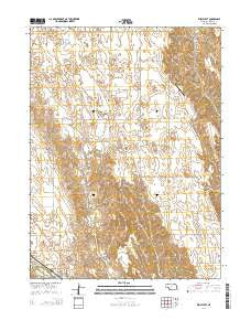 Wellfleet Nebraska Current topographic map, 1:24000 scale, 7.5 X 7.5 Minute, Year 2014