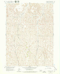 Wellfleet NE Nebraska Historical topographic map, 1:24000 scale, 7.5 X 7.5 Minute, Year 1956