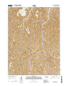 Wellfleet NE Nebraska Current topographic map, 1:24000 scale, 7.5 X 7.5 Minute, Year 2014