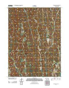 Wellfleet SE Nebraska Historical topographic map, 1:24000 scale, 7.5 X 7.5 Minute, Year 2011