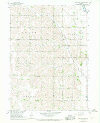 West Point NE Nebraska Historical topographic map, 1:24000 scale, 7.5 X 7.5 Minute, Year 1966