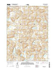 White Lake Nebraska Current topographic map, 1:24000 scale, 7.5 X 7.5 Minute, Year 2014