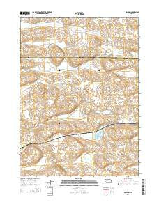 Whitman Nebraska Current topographic map, 1:24000 scale, 7.5 X 7.5 Minute, Year 2014