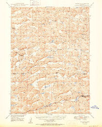 Whitman Nebraska Historical topographic map, 1:62500 scale, 15 X 15 Minute, Year 1950