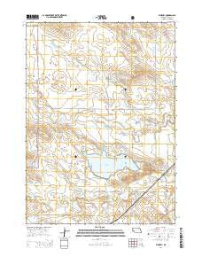 Whitney Nebraska Current topographic map, 1:24000 scale, 7.5 X 7.5 Minute, Year 2014