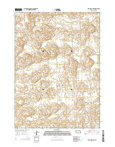 Wild Mare Lake Nebraska Current topographic map, 1:24000 scale, 7.5 X 7.5 Minute, Year 2014