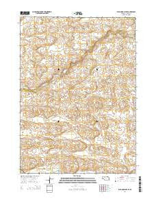 Wild Mare Lake SE Nebraska Current topographic map, 1:24000 scale, 7.5 X 7.5 Minute, Year 2014