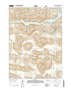 Windmill Lake Nebraska Current topographic map, 1:24000 scale, 7.5 X 7.5 Minute, Year 2014
