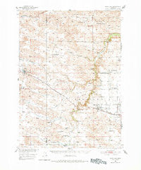 Wolf Lake Nebraska Historical topographic map, 1:62500 scale, 15 X 15 Minute, Year 1950