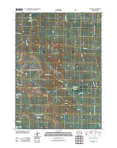 Wolf Butte Nebraska Historical topographic map, 1:24000 scale, 7.5 X 7.5 Minute, Year 2011