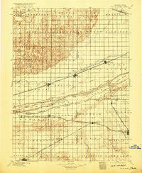 Wood River Nebraska Historical topographic map, 1:125000 scale, 30 X 30 Minute, Year 1896