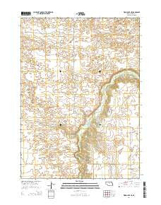 Wood Lake NE Nebraska Current topographic map, 1:24000 scale, 7.5 X 7.5 Minute, Year 2014