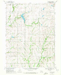 Wymore NE Nebraska Historical topographic map, 1:24000 scale, 7.5 X 7.5 Minute, Year 1970