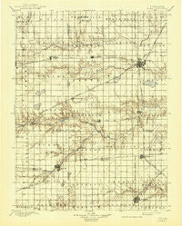York Nebraska Historical topographic map, 1:125000 scale, 30 X 30 Minute, Year 1898