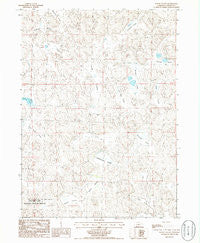 Young Valley Nebraska Historical topographic map, 1:24000 scale, 7.5 X 7.5 Minute, Year 1986