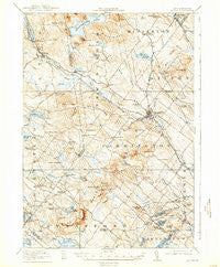 Alton New Hampshire Historical topographic map, 1:62500 scale, 15 X 15 Minute, Year 1919