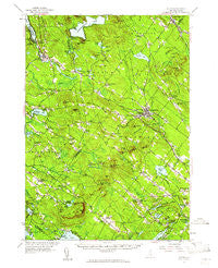 Alton New Hampshire Historical topographic map, 1:62500 scale, 15 X 15 Minute, Year 1957