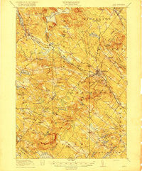 Alton New Hampshire Historical topographic map, 1:62500 scale, 15 X 15 Minute, Year 1919