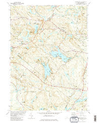 Barrington New Hampshire Historical topographic map, 1:24000 scale, 7.5 X 7.5 Minute, Year 1981