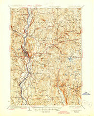 Bellows Falls New Hampshire Historical topographic map, 1:62500 scale, 15 X 15 Minute, Year 1930