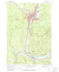 Berlin New Hampshire Historical topographic map, 1:24000 scale, 7.5 X 7.5 Minute, Year 1970