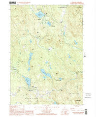 Bradford New Hampshire Historical topographic map, 1:24000 scale, 7.5 X 7.5 Minute, Year 1998