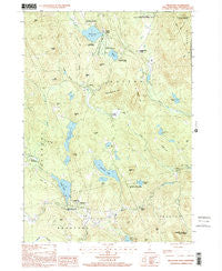 Bradford New Hampshire Historical topographic map, 1:24000 scale, 7.5 X 7.5 Minute, Year 1998